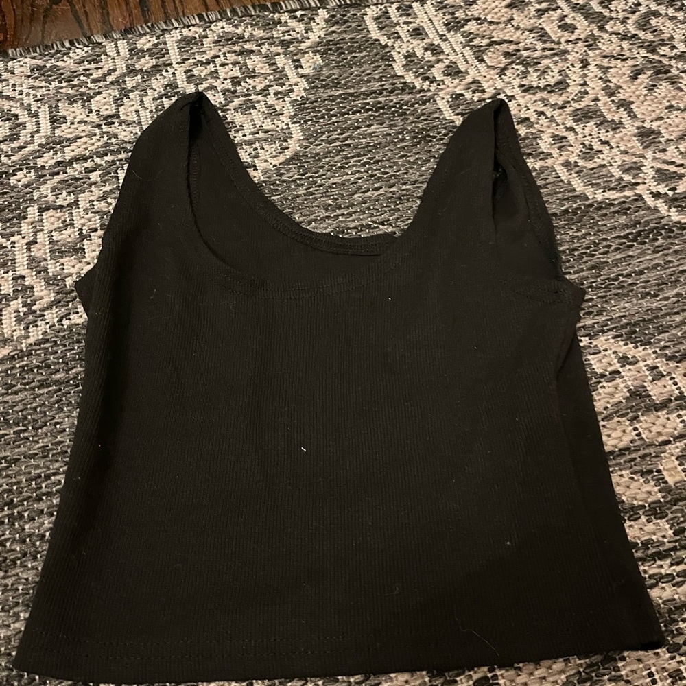 black tank top